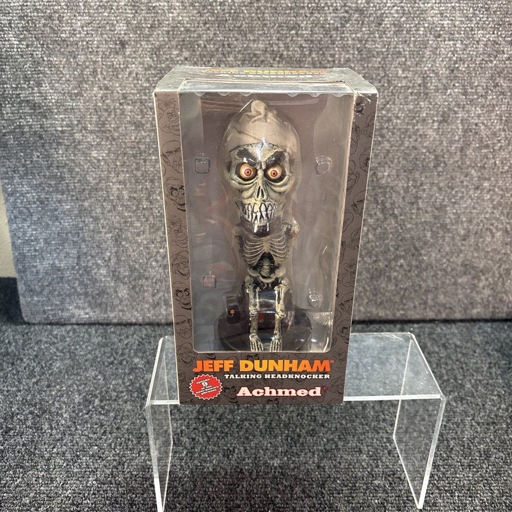 NECA~Jeff Dunham Achmed~Talking Headknocker~Battery Operated~2013~NIB